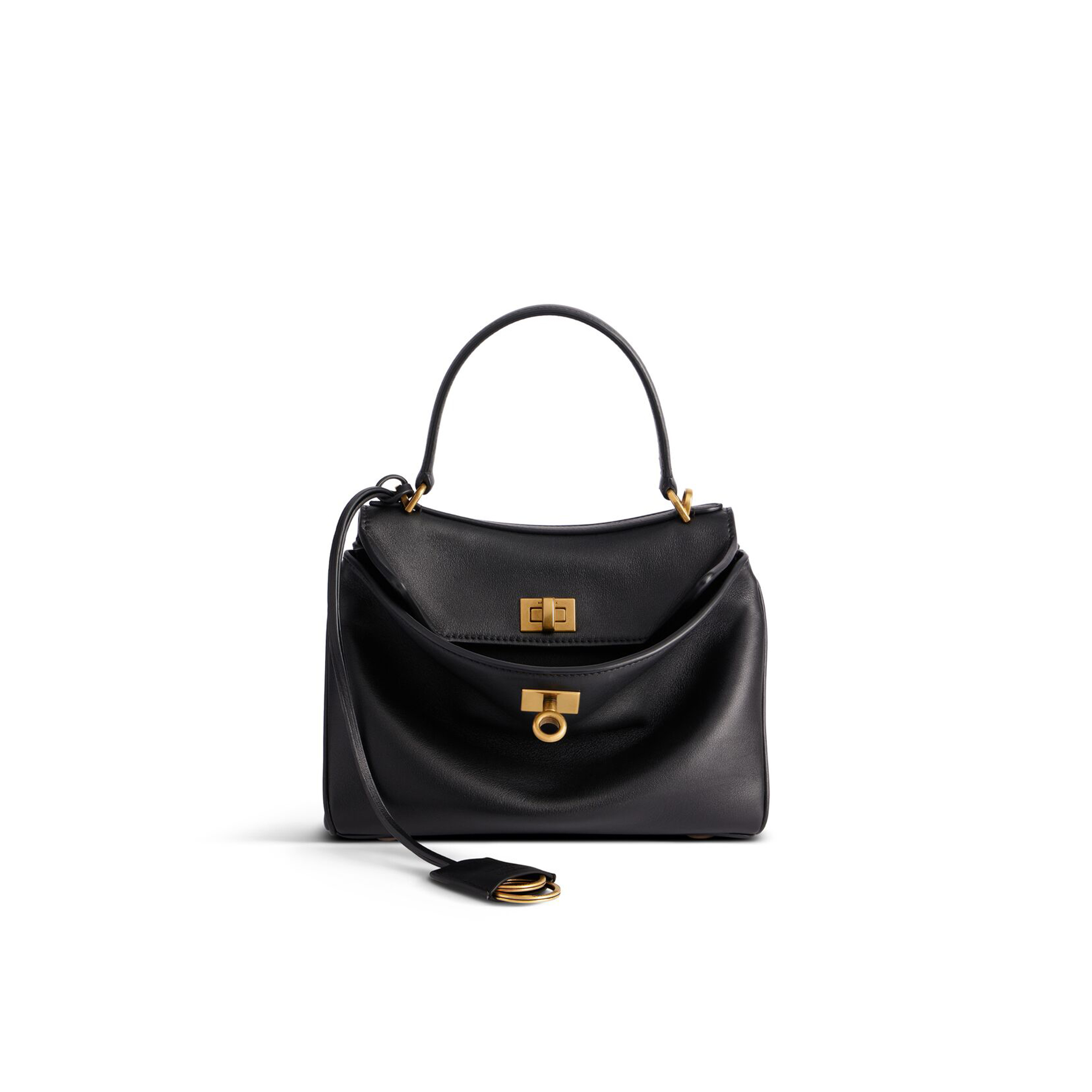 Ba*len*cia*ga rodeo mini tote gold hardware (22.8*9.9*8.3cm)